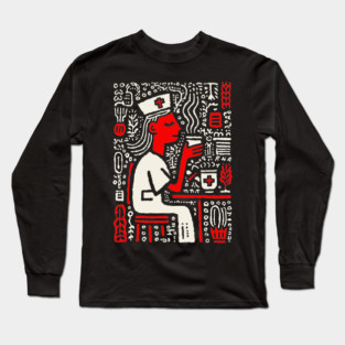 Nurse on a Break | Healthcare Professional Graphic Long Sleeve T-Shirt