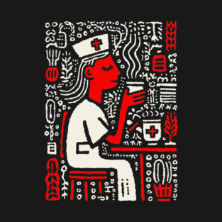 Nurse on a Break | Healthcare Professional Graphic T-Shirt