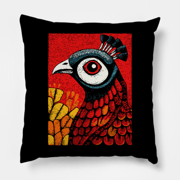 Psychedelic Peacock | Argus Panoptes Inspired Pillow by TuncGK