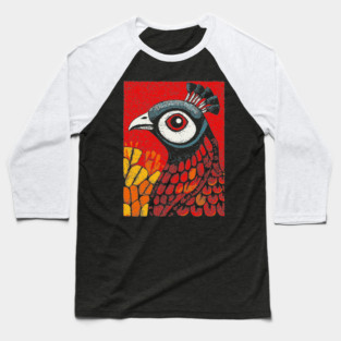 Psychedelic Peacock | Argus Panoptes Inspired Baseball T-Shirt