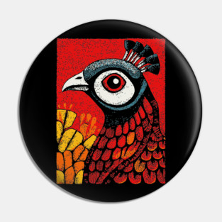 Psychedelic Peacock | Argus Panoptes Inspired Pin