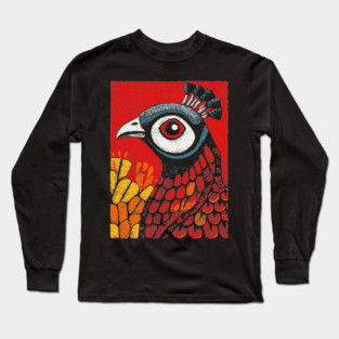 Psychedelic Peacock | Argus Panoptes Inspired Long Sleeve T-Shirt