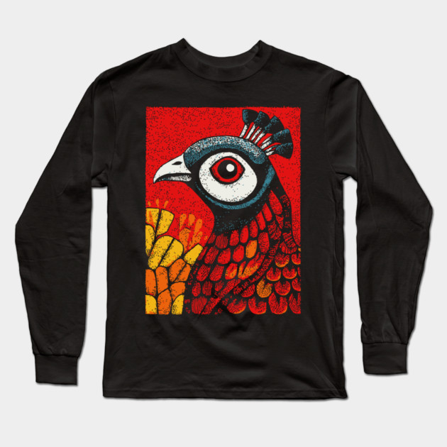 Psychedelic Peacock | Argus Panoptes Inspired Long Sleeve T-Shirt by TuncGK