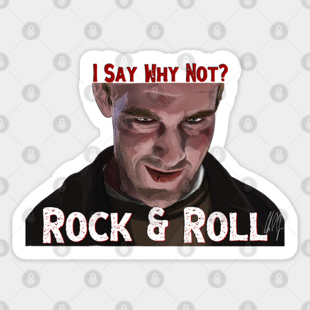 Rules of Attraction: Rock & Roll Sticker by 51Deesigns