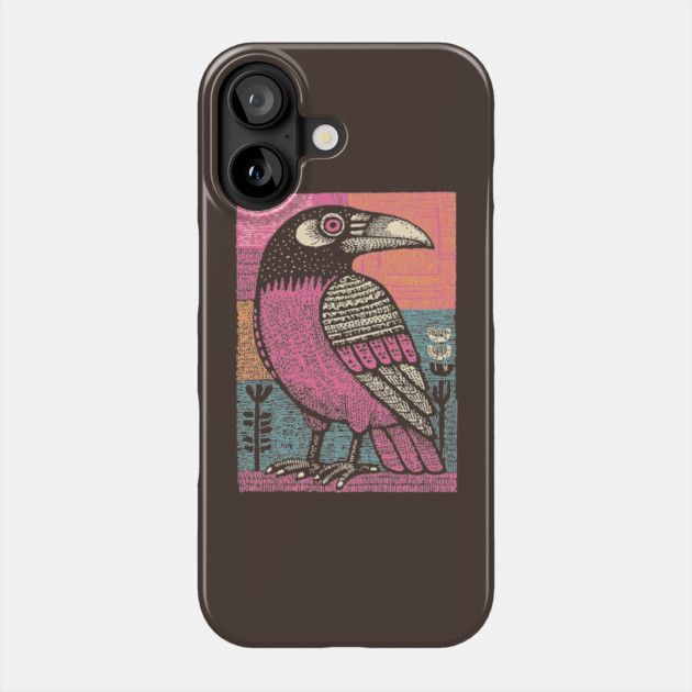 Raven Totem | Norse God Odin's Messenger Phone Case by TuncGK