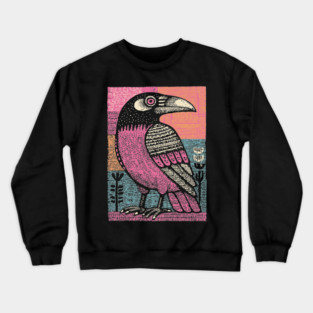 Raven Totem | Norse God Odin's Messenger Crewneck Sweatshirt