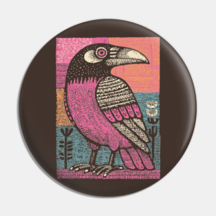 Raven Totem | Norse God Odin's Messenger Pin