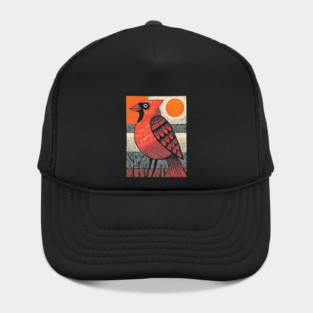 Regal Cardinal Bird | Winter Solstice Messenger Hat