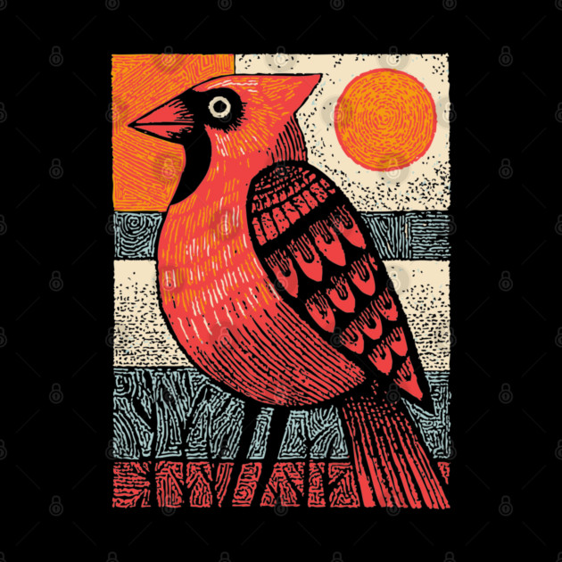 Regal Cardinal Bird | Winter Solstice Messenger by TuncGK