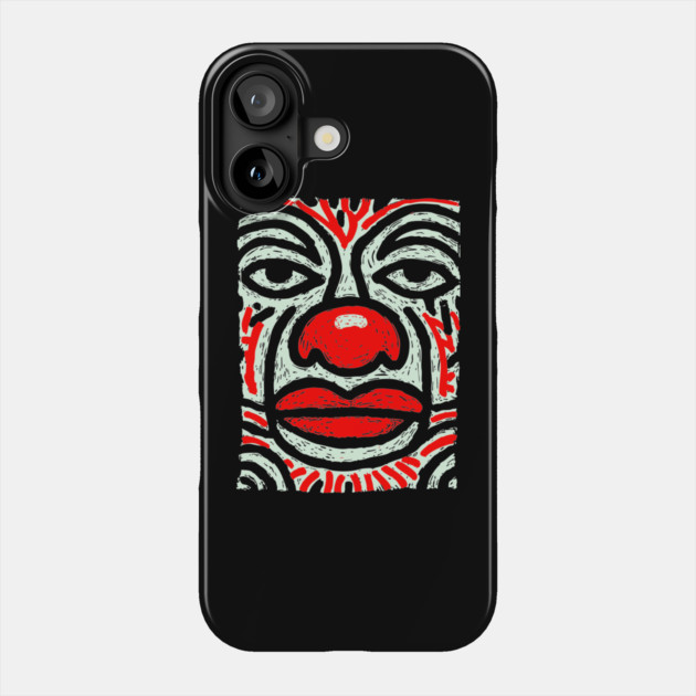 Melancholy Pierrot | The Sad Clown Archetype Phone Case by TuncGK