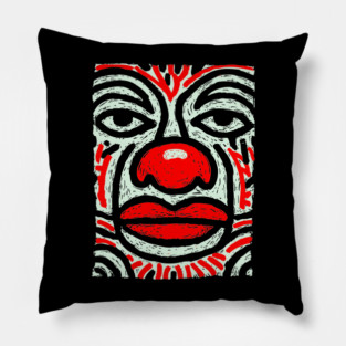 Melancholy Pierrot | The Sad Clown Archetype Pillow