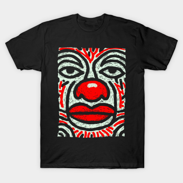Melancholy Pierrot | The Sad Clown Archetype T-Shirt by TuncGK