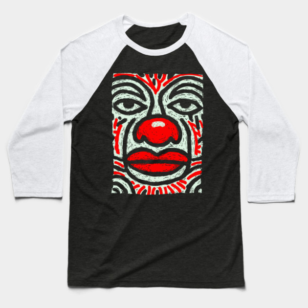 Melancholy Pierrot | The Sad Clown Archetype Baseball T-Shirt by TuncGK