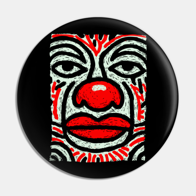Melancholy Pierrot | The Sad Clown Archetype Pin by TuncGK