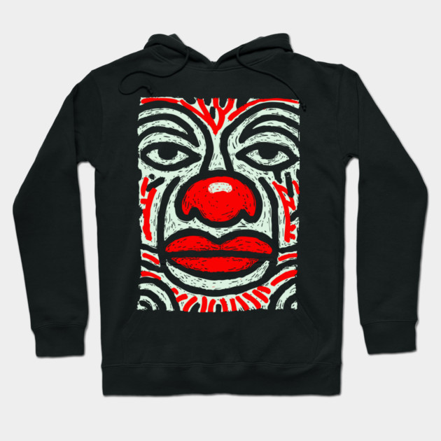 Melancholy Pierrot | The Sad Clown Archetype Hoodie by TuncGK