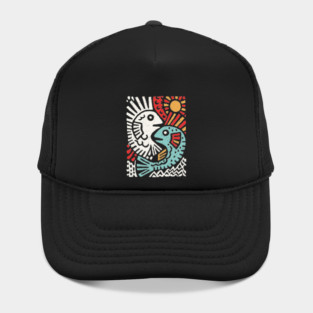 Pisces Sun God | Astrological Sun and Fish Hat