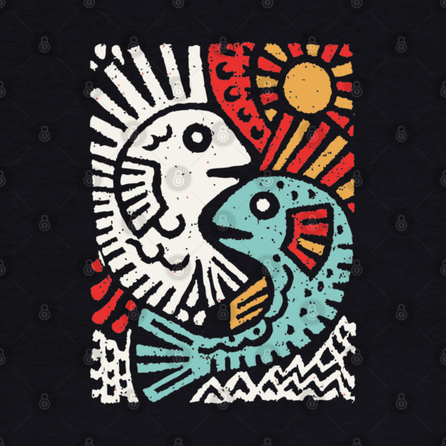 Pisces Sun God | Astrological Sun and Fish by TuncGK