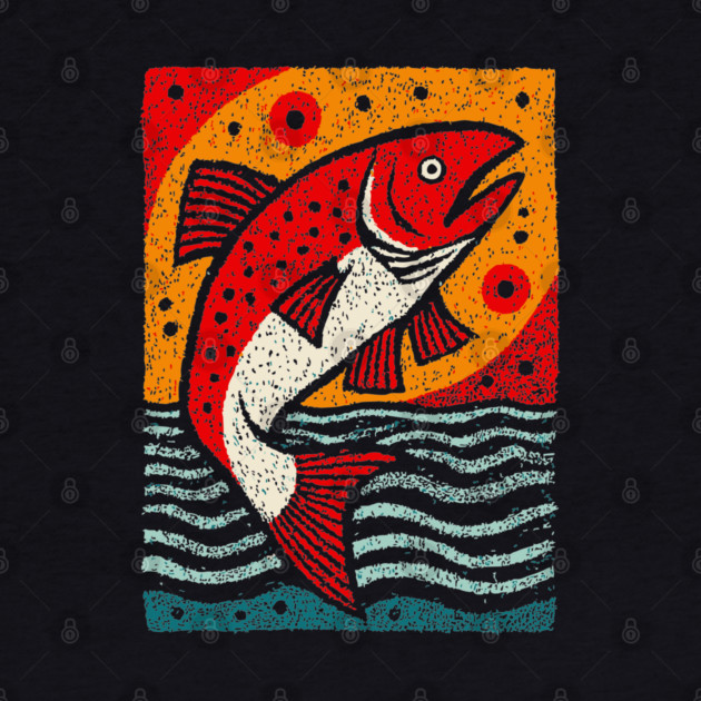 Leaping Salmon | Celtic Salmon of Knowledge by TuncGK