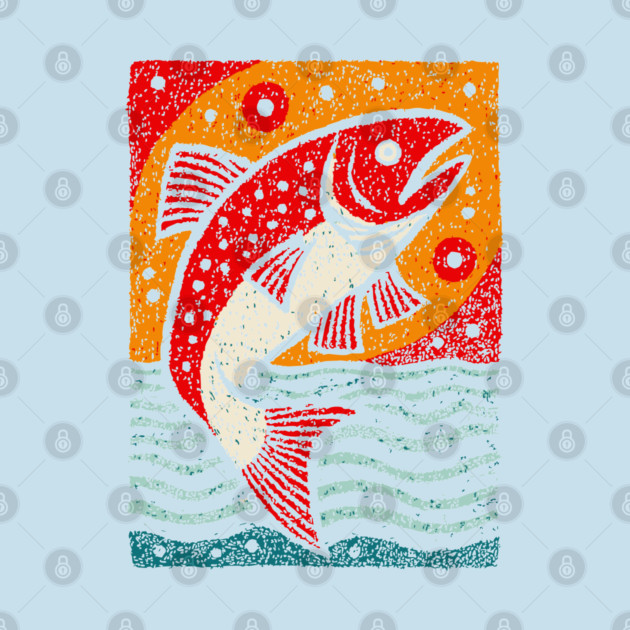 Leaping Salmon | Celtic Salmon of Knowledge by TuncGK