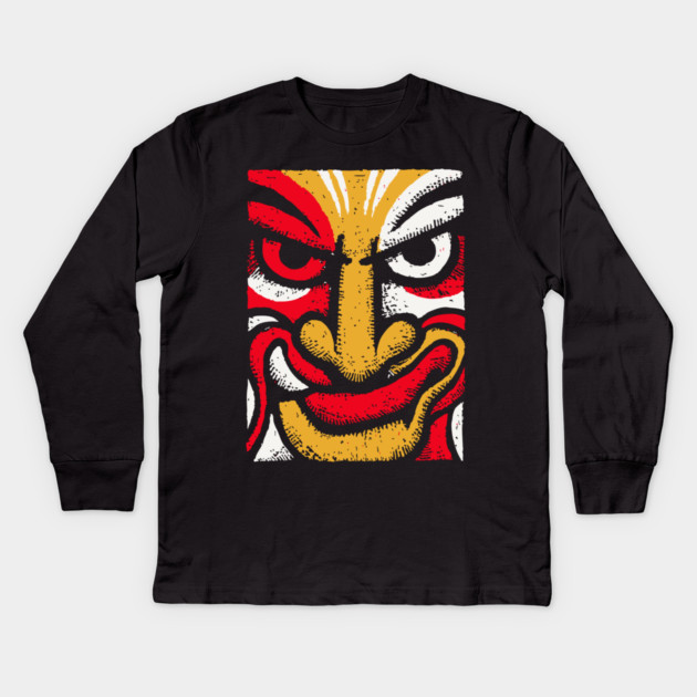 Primal Fear Clown | The Coulrophobia Archetype Kids Long Sleeve T-Shirt by TuncGK