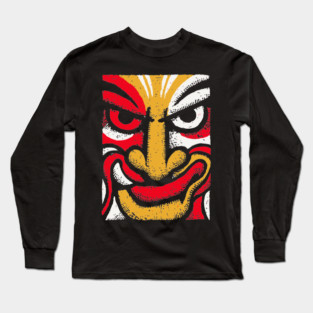 Primal Fear Clown | The Coulrophobia Archetype Long Sleeve T-Shirt