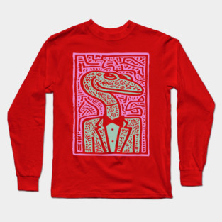 Dapper Serpent | The Gentleman Snake Long Sleeve T-Shirt