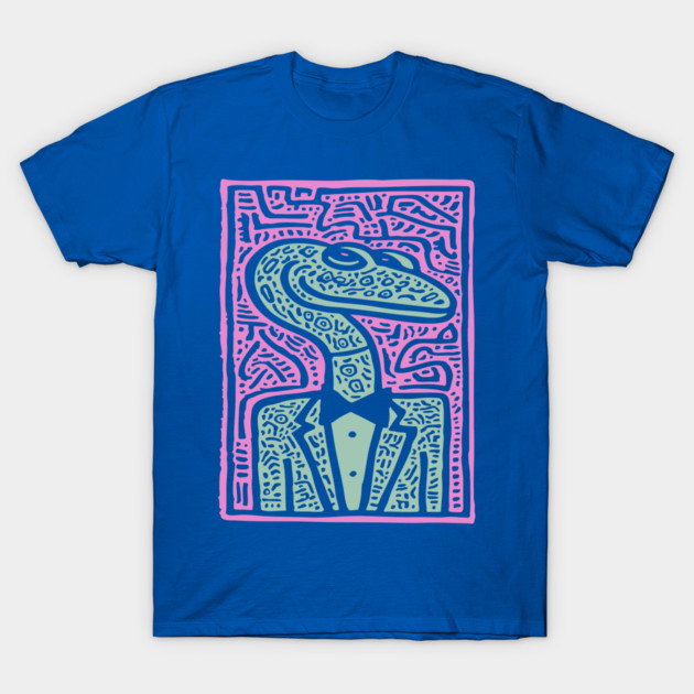 Dapper Serpent | The Gentleman Snake T-Shirt by TuncGK