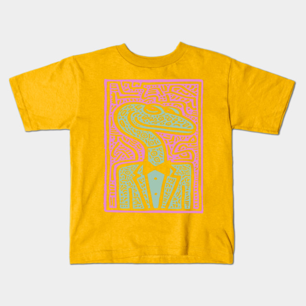 Dapper Serpent | The Gentleman Snake Kids T-Shirt by TuncGK