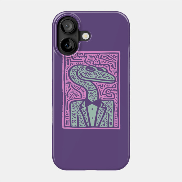 Dapper Serpent | The Gentleman Snake Phone Case by TuncGK