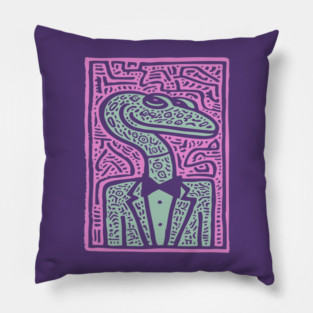 Dapper Serpent | The Gentleman Snake Pillow