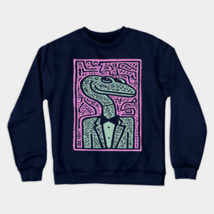 Dapper Serpent | The Gentleman Snake Crewneck Sweatshirt