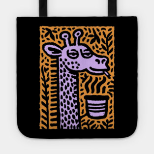 Lounging Giraffe | Beatnik Cafe Vibe Tote