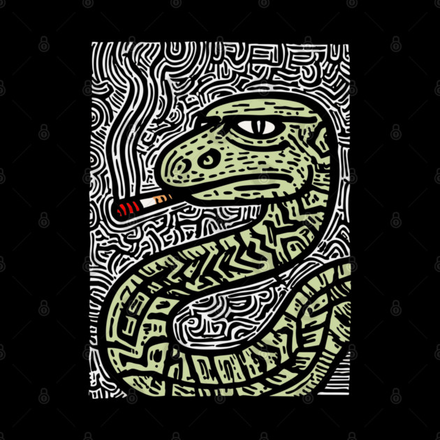 Chill Serpent | Wise Old Sage Snake by TuncGK
