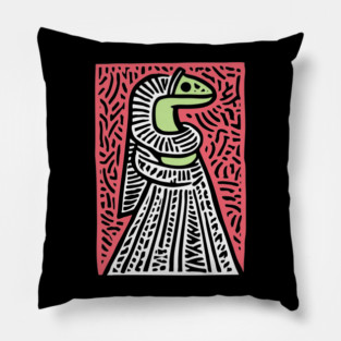 Serpent Bride | Lamia The Gorgon Queen Pillow