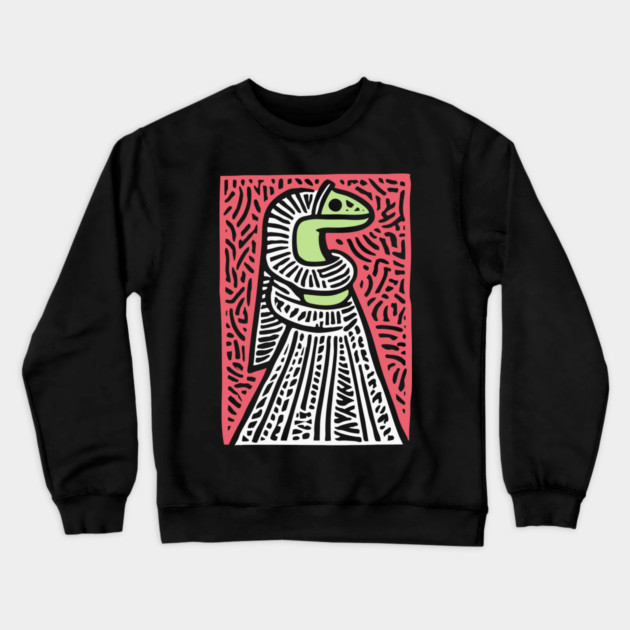 Serpent Bride | Lamia The Gorgon Queen Crewneck Sweatshirt by TuncGK