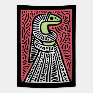 Serpent Bride | Lamia The Gorgon Queen Tapestry