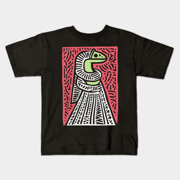 Serpent Bride | Lamia The Gorgon Queen Kids T-Shirt by TuncGK