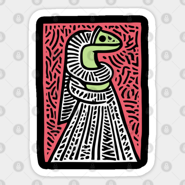 Serpent Bride | Lamia The Gorgon Queen Sticker by TuncGK