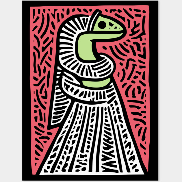 Serpent Bride | Lamia The Gorgon Queen Wall Art by TuncGK