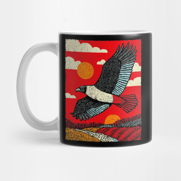 Soaring Vulture | Rustic Americana Landscape by TuncGK