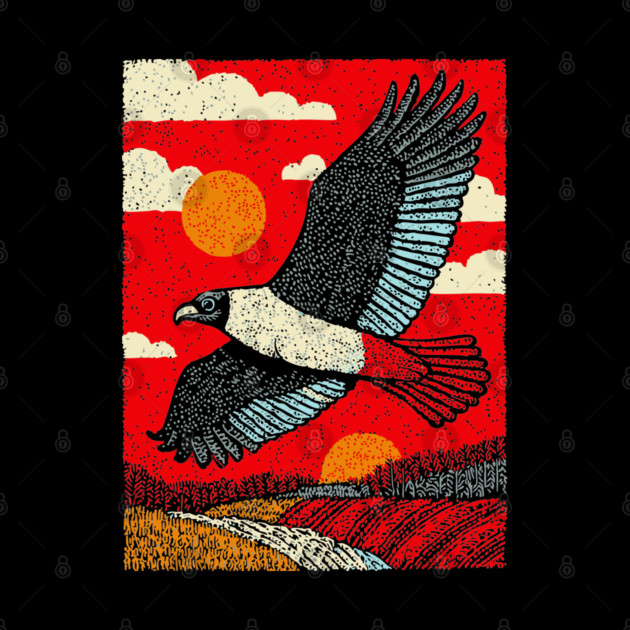 Soaring Vulture | Rustic Americana Landscape by TuncGK