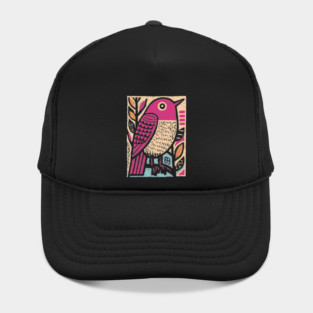 Abstract Sparrow | Modernist Bird Graphic Hat