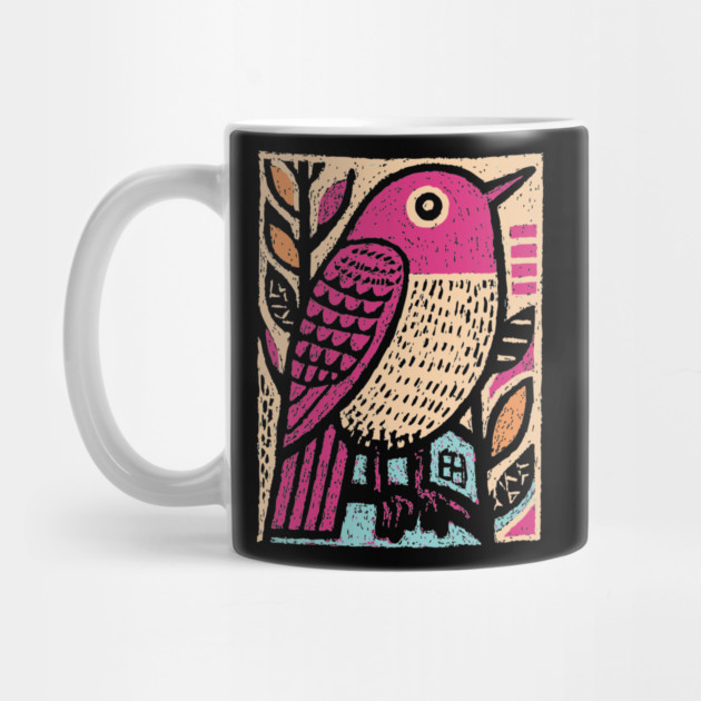 Abstract Sparrow | Modernist Bird Graphic by TuncGK