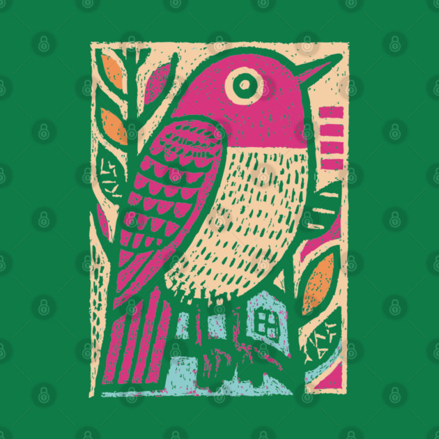 Abstract Sparrow | Modernist Bird Graphic by TuncGK