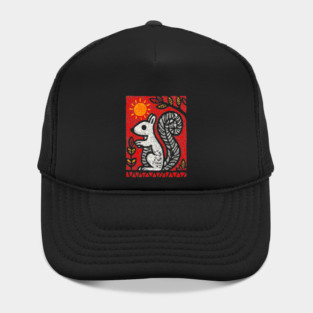 Folk Art Squirrel | Yggdrasil's Messenger Ratatoskr Hat