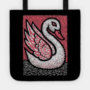 Elegant Swan | Aphrodite's Sacred Bird Tote