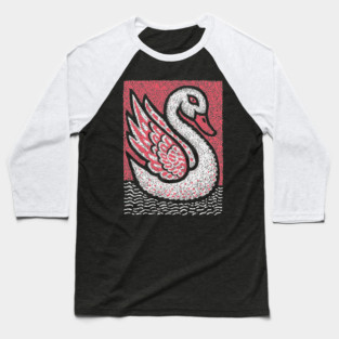 Elegant Swan | Aphrodite's Sacred Bird Baseball T-Shirt