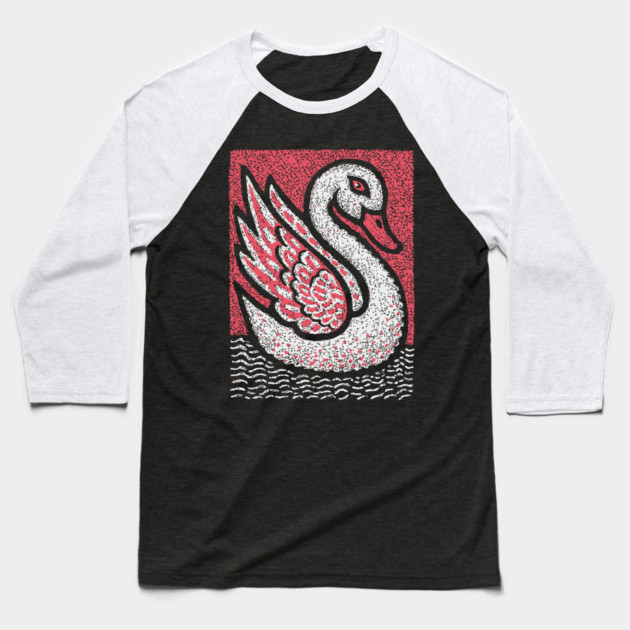 Elegant Swan | Aphrodite's Sacred Bird Baseball T-Shirt by TuncGK