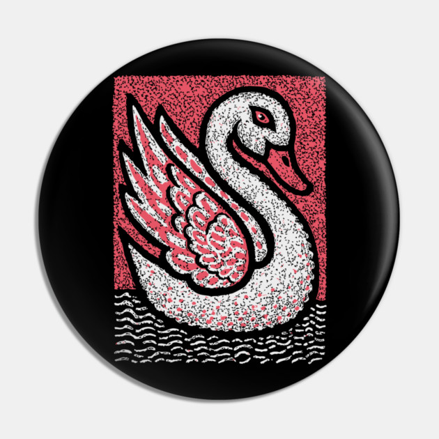 Elegant Swan | Aphrodite's Sacred Bird Pin by TuncGK
