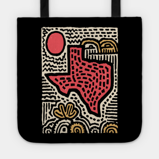 Abstract Texas | Lone Star State of Mind Tote by TuncGK